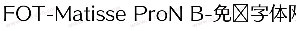 FOT-Matisse ProN B字体转换
